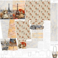 26706 ''Les chats de Paris'' Shopper Panel