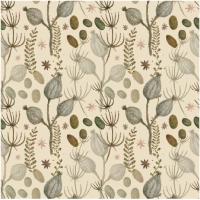 27413-22LI ''Sober Floral'' print