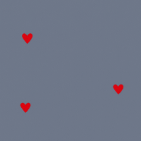 27352-0911 ''Mini Hearts'' Embroidery