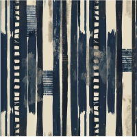 27407-09LI ''Patterned Stripes'' print