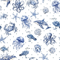 27906-09TR ''Patterned Sealife'' print