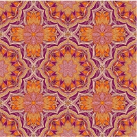 27862-13VW Kaleidoscope'' print