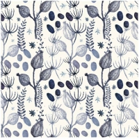 27413-09LI ''Sober Floral'' print