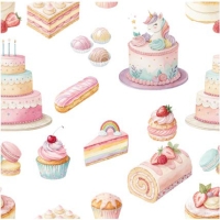 27218-02TR ''Cake Time'' print