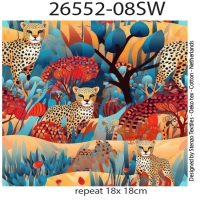 26552-08 ''Leopard Dreams'' FT-print