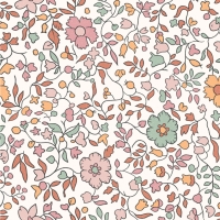 27464-02HD ''Pastel Floral'' print