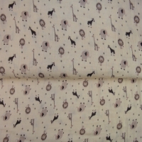 26149-02HD ''Tiny Safari'' Mousseline print
