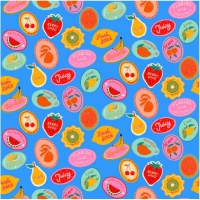 27207-09TR ''Juicy Stickers'' print