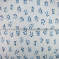 26346-02TR ''Blue Peek-a-boo'' print