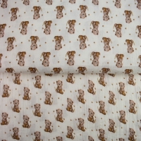 26131-02HD ''Honey Bear'' Mousseline print