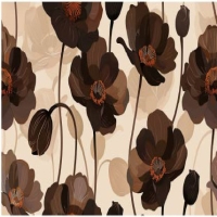 27852-22VW ''Dark Flower'' print