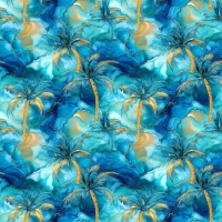 27755-99CV ''Electric Palmtree'' print