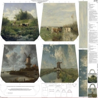 26708 ''Dutch Landscapes'' Bag Panel