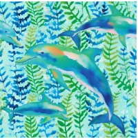 27551-99 ''Dolphin Swim'' print