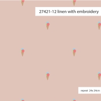 27421-12 ''Tiny Icecream'' Embroidery