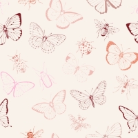 27401-12LI ''Butterfly Outlines'' print