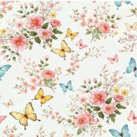 27619-02PL ''Butterfly Garden'' print