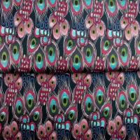 26913-11 ''Peacock leaves'' print