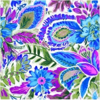 27243-09TR ''Flashy Flowers'' print