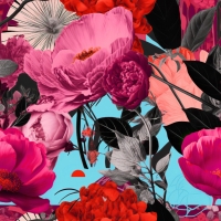 27926-09TR ''Bold Botanical'' print