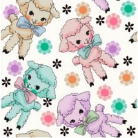 27232-02TR ''Little Lambs'' print