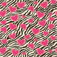 27872-12TR ''Flashy Hearts' 'print
