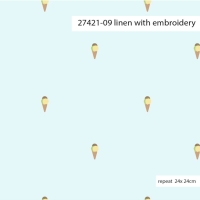 27421-09 ''Tiny Icecream'' Embroidery