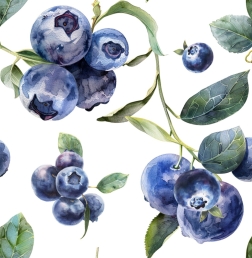 27905TR ''Very Blueberry'' print