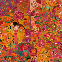 27947 ''Floral Kiss'' Panel