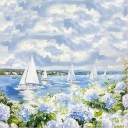 27944 ''Let's Go Sailing'' Shirt Panel