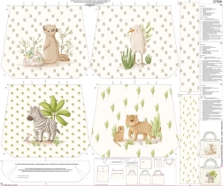 27509 ''Cute Safari'' Bag Panel