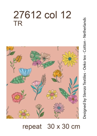 27612-12TR ''Summer Flower Field'' print