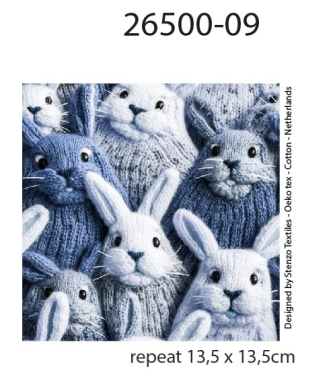 26500-09 ''Cuddle Bunnies'' FT-print