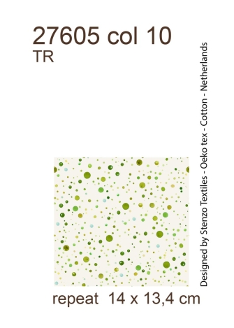 27605-10TR ''Icy Dots'' print