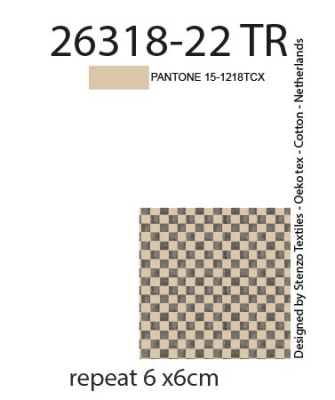 26318-22TR ''Mini Checks'' print