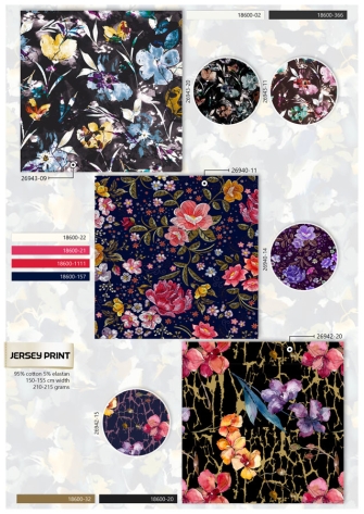 26942-15 "Sunblush Bloom" print