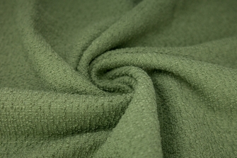 10490-106 (Dark Army) Cotton-mix Bouclé
