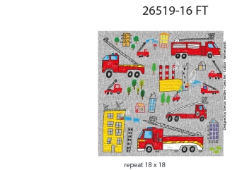 26519-16 ''Fire Doodles'' FT-print