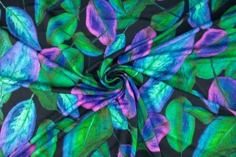 26805-10VI “Veil of Leaves” Viscose-jersey print