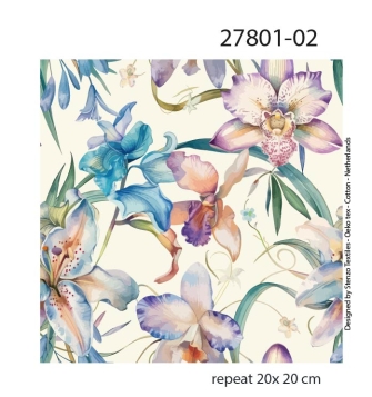 27801-02VE ''Orchid Painting'' print