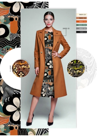 26009-20 ''Funky Florals'' print