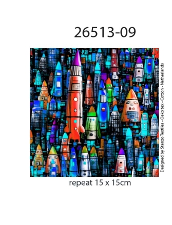 26513-09 ''Rockets to the Stars'' FT-print