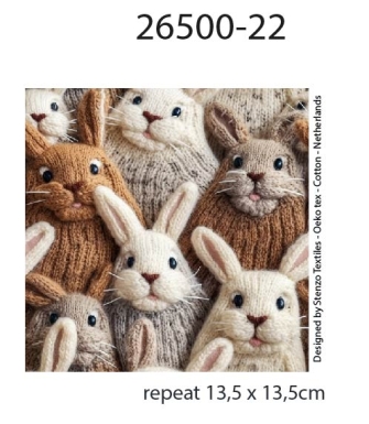 26500-22 ''Cuddle Bunnies'' FT-print
