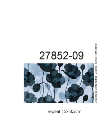 27852-09VW ''Dark Flower'' print