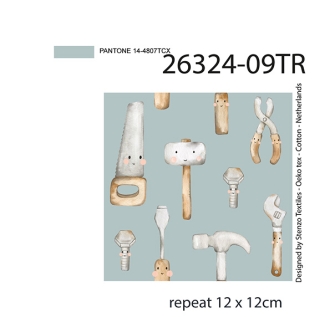 26324-09TR ''Handy Kids'' print