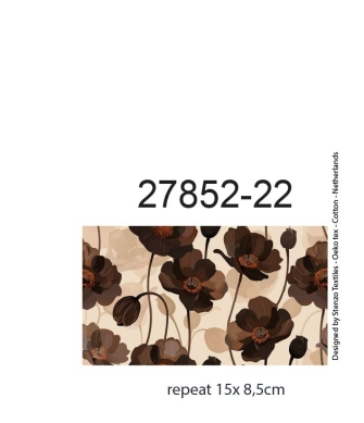 27852-22VW ''Dark Flower'' print