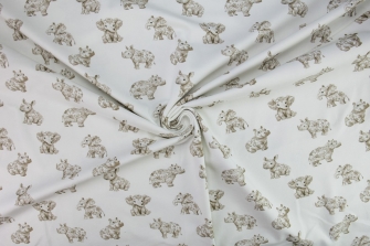 26343-22TR ''Beige Zoo'' print