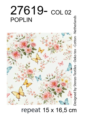 27619-02PL ''Butterfly Garden'' print