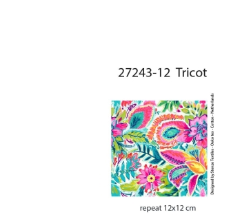 27243-12TR ''Flashy Flowers'' print