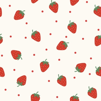 27651-02PL ''Strawberries'' print